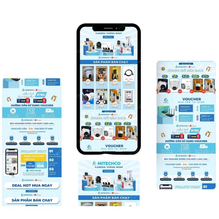 Dịch Vụ Thiết Kế Trang Trí Gian Hàng Shopee Chuyên Nghiệp